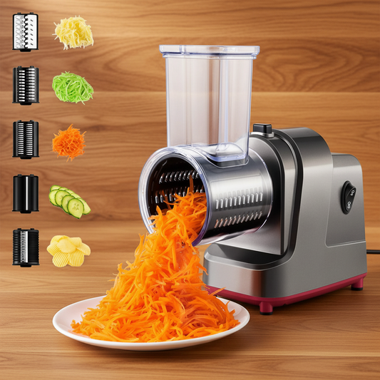 carottes en julienne par mandoline electrique râpepro