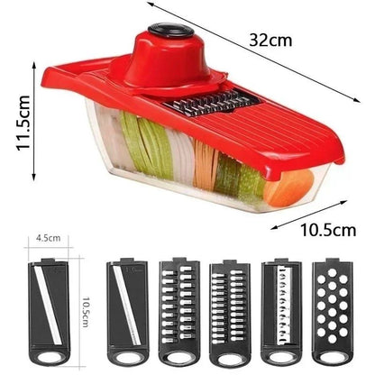 cuisine mandoline 6 lames sécurisées la fiche descriptive