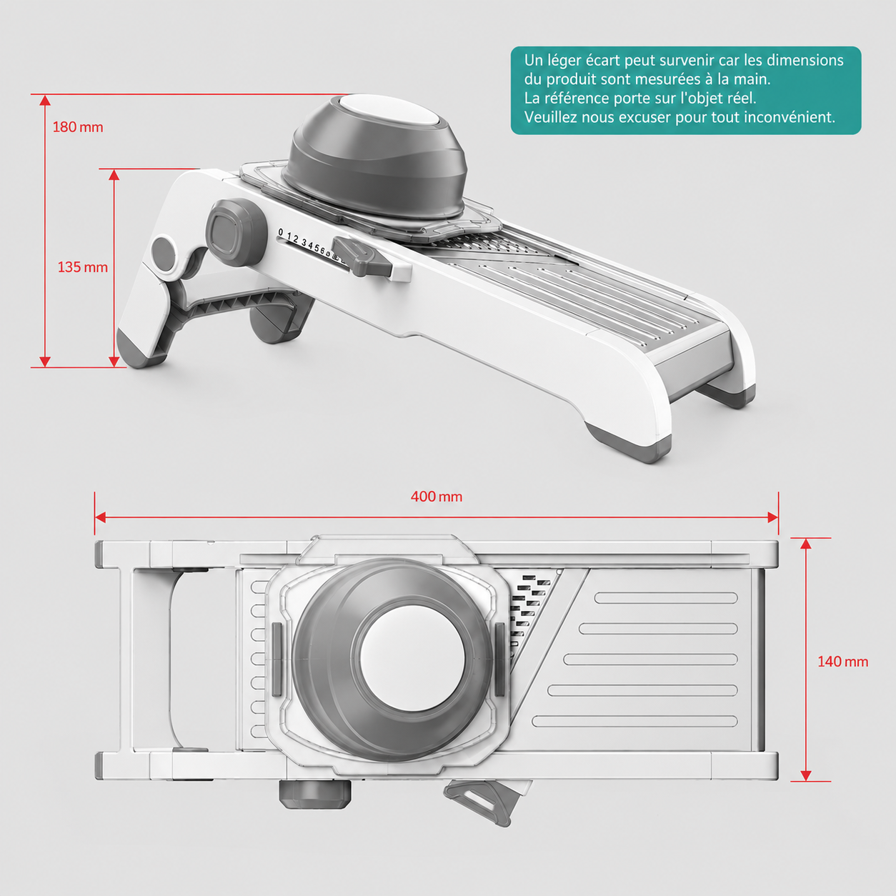 cuisine mandoline swift cut les mesures