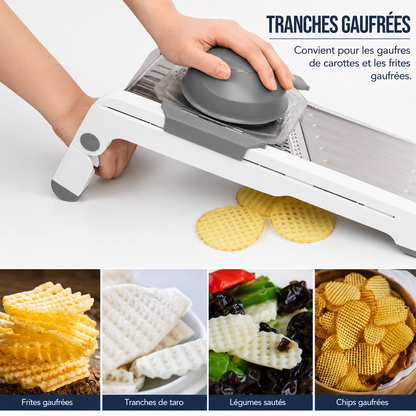 cuisine mandoline swift cut tranches gaufrées