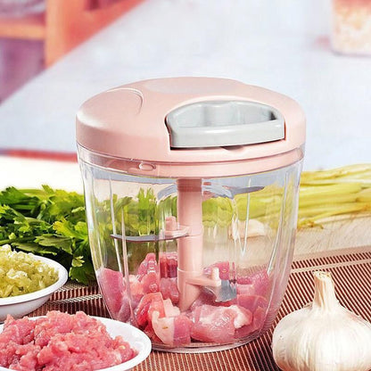 hachoir easymincer rose sur le comptoir de la cuisine