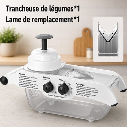 mandoline cuisine safety push une lame de remplacement