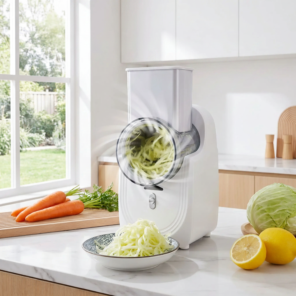 mandoline electrique secure blade coupe légumes tourbillon