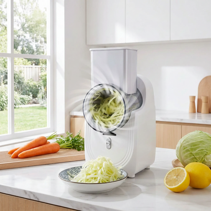 mandoline electrique secure blade coupe légumes tourbillon