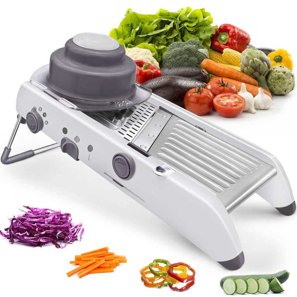 mandoline professionnelle blanche