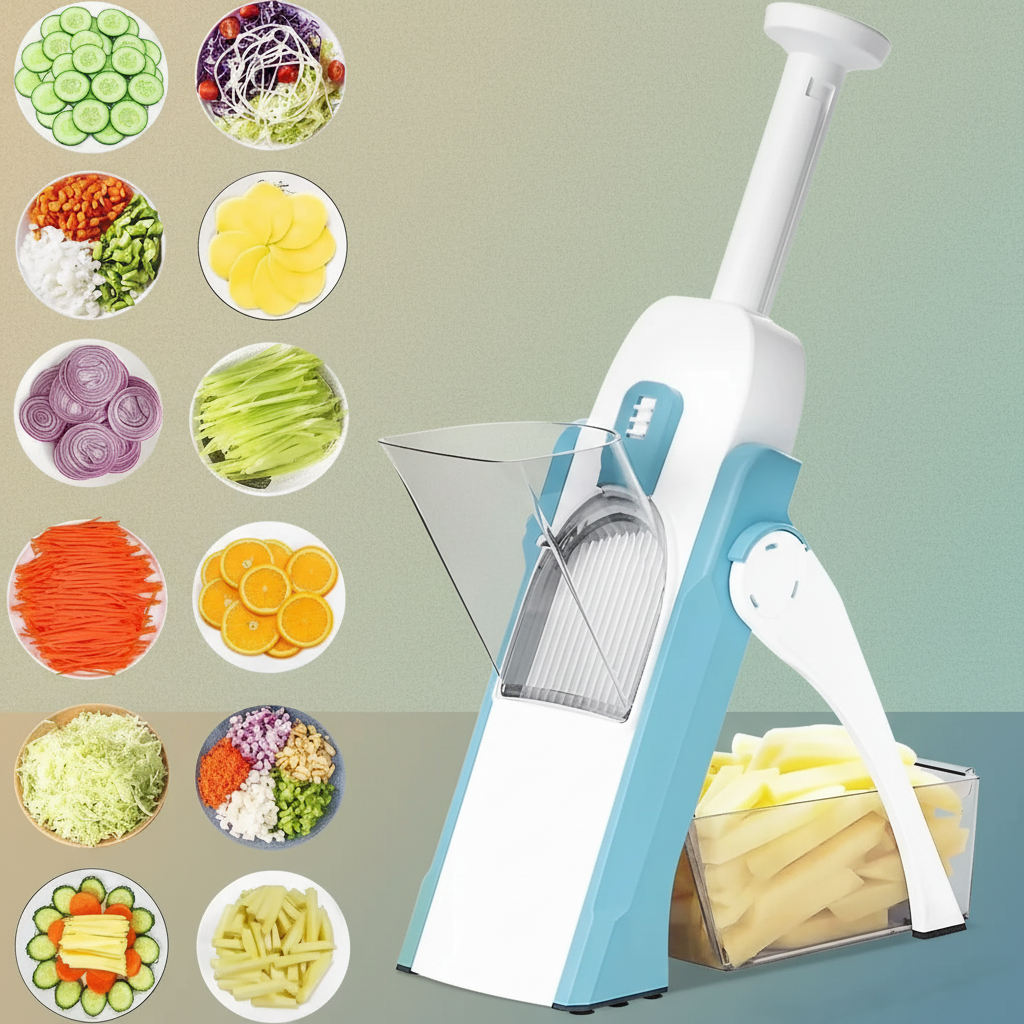 mandoline professionnelle multifonction sécurisée couper à votre goût