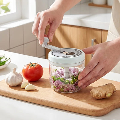 mini hachoir manuel sans électricité utile dans votre cuisine