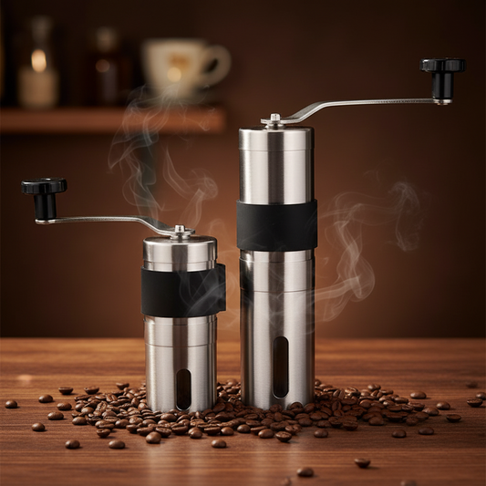 moulin à café compact inox 2 variantes