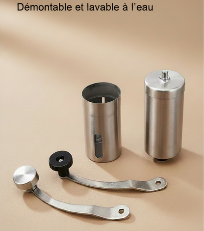moulin à café compact inox démontable et lavable